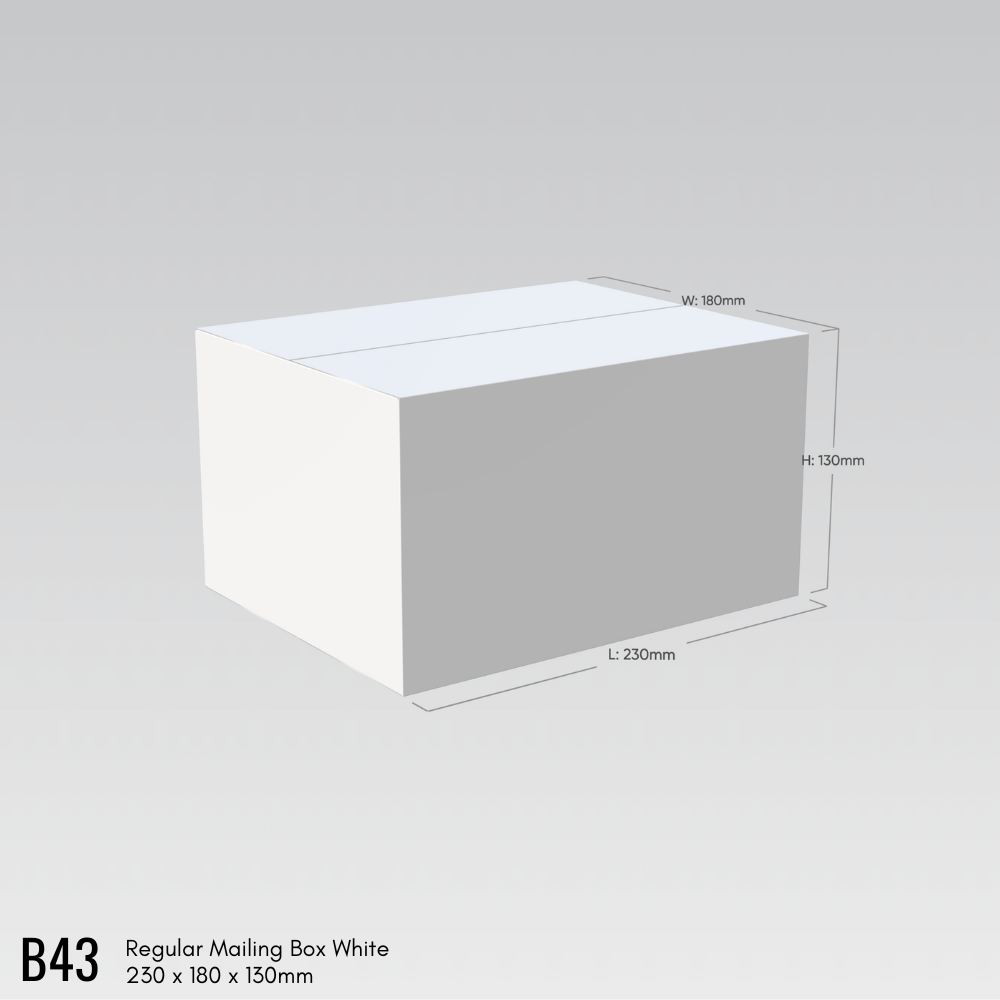 230 x 180 x 130mm Regular Mailing Box B43
