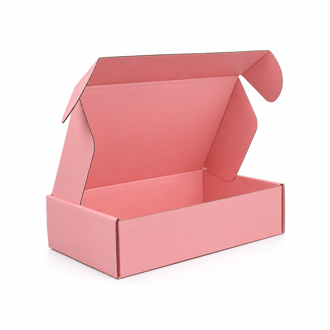 240 x 150 x 60mm Premium Tuck Full Rose Pink Mailing Box B358