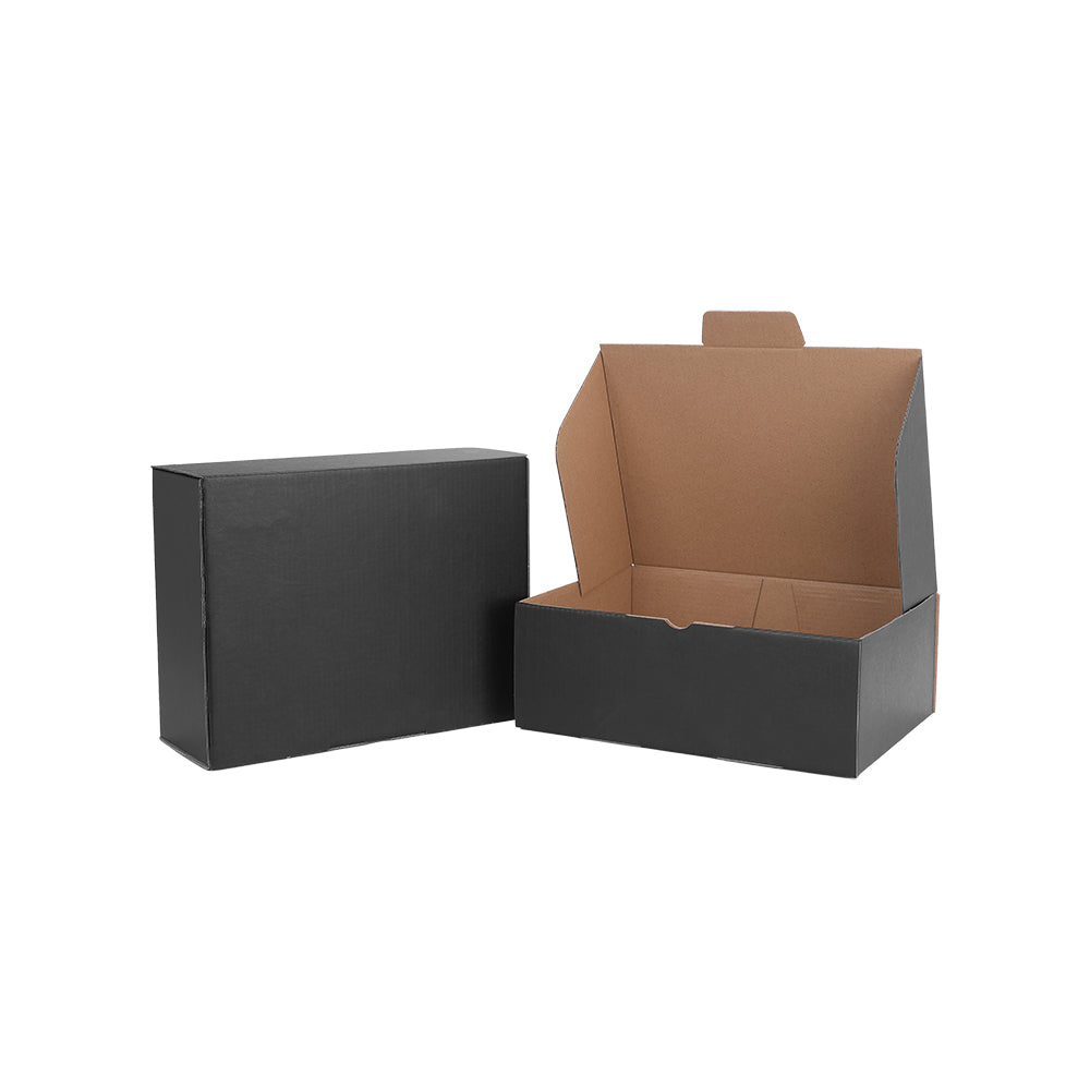 250 x 190 x 90mm Die cut Black Mailing Box B166