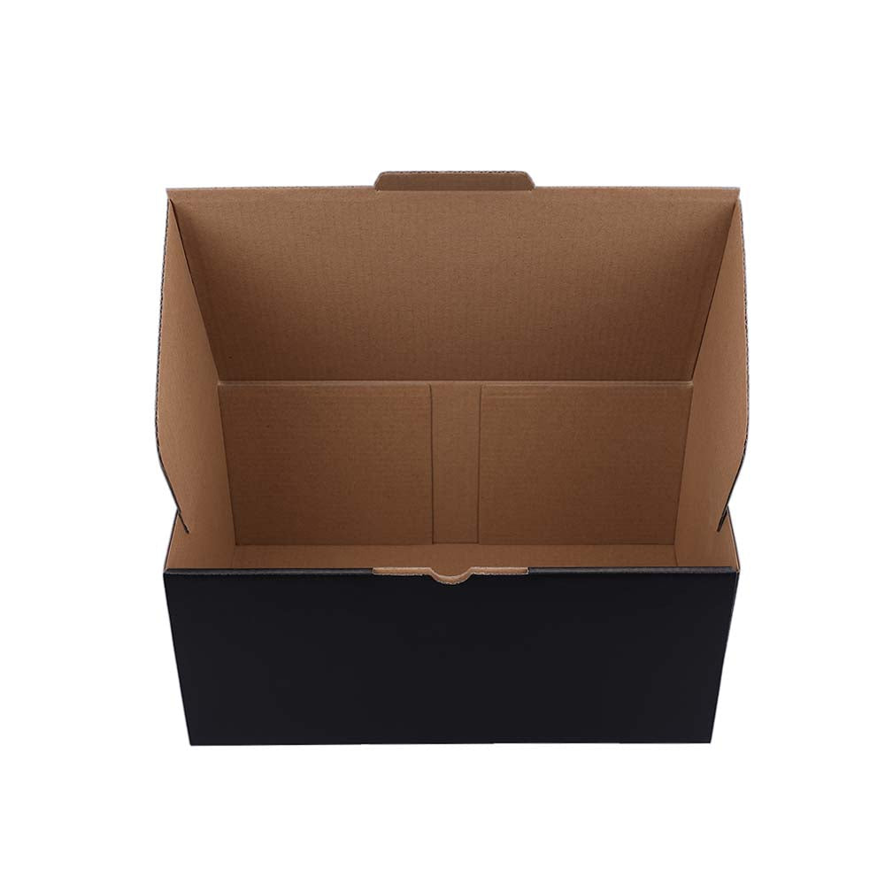 270 x 180 x 120mm Die cut Black Mailing Box B29