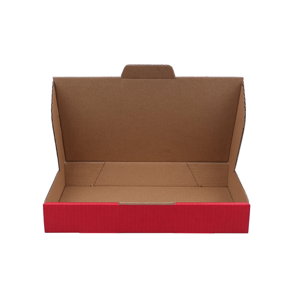 220 x 145 x 35mm Die cut Red Mailing Box B171