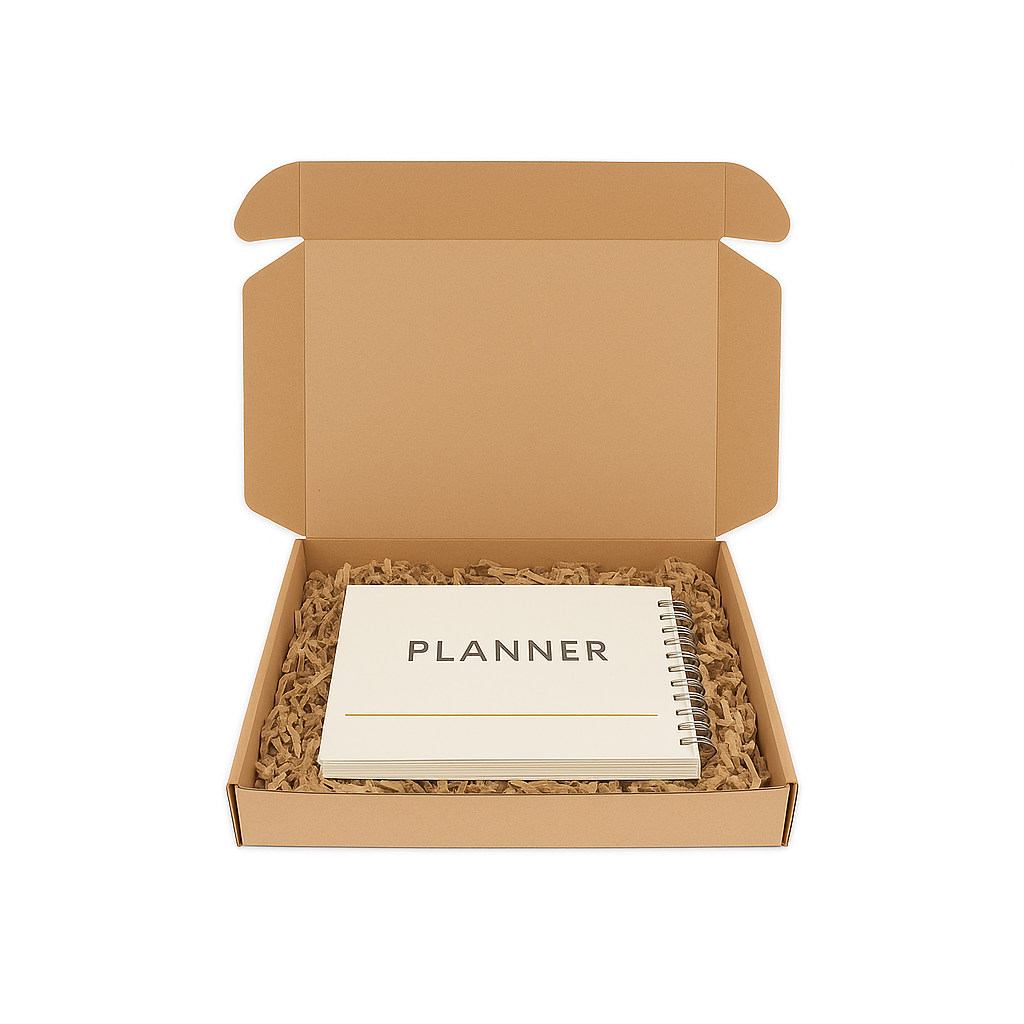 310 x 230 x 52mm A4 Tuck Front Brown Mailing Box B126