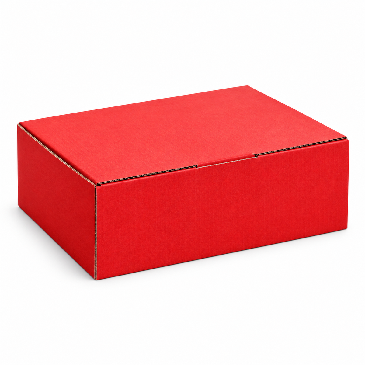 310 x 230 x 105mm A4 Die cut Red Mailing Box B61