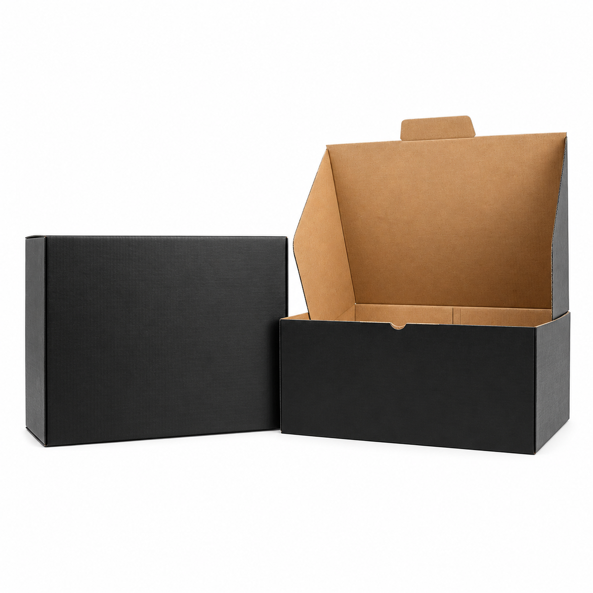 310 x 250 x 150mm A4 Die Cut Black Mailing Box B373