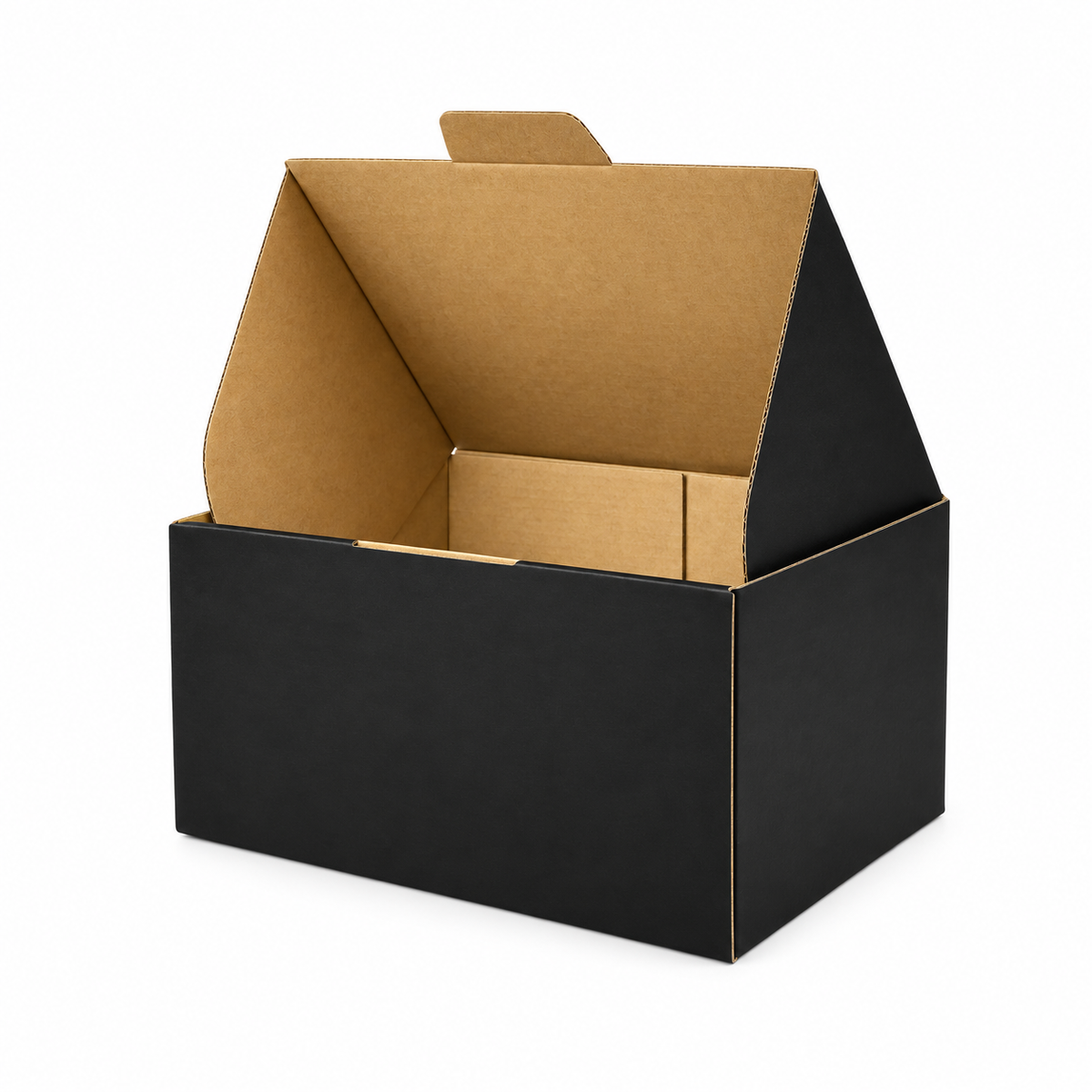 310 x 250 x 150mm A4 Die Cut Black Mailing Box B373