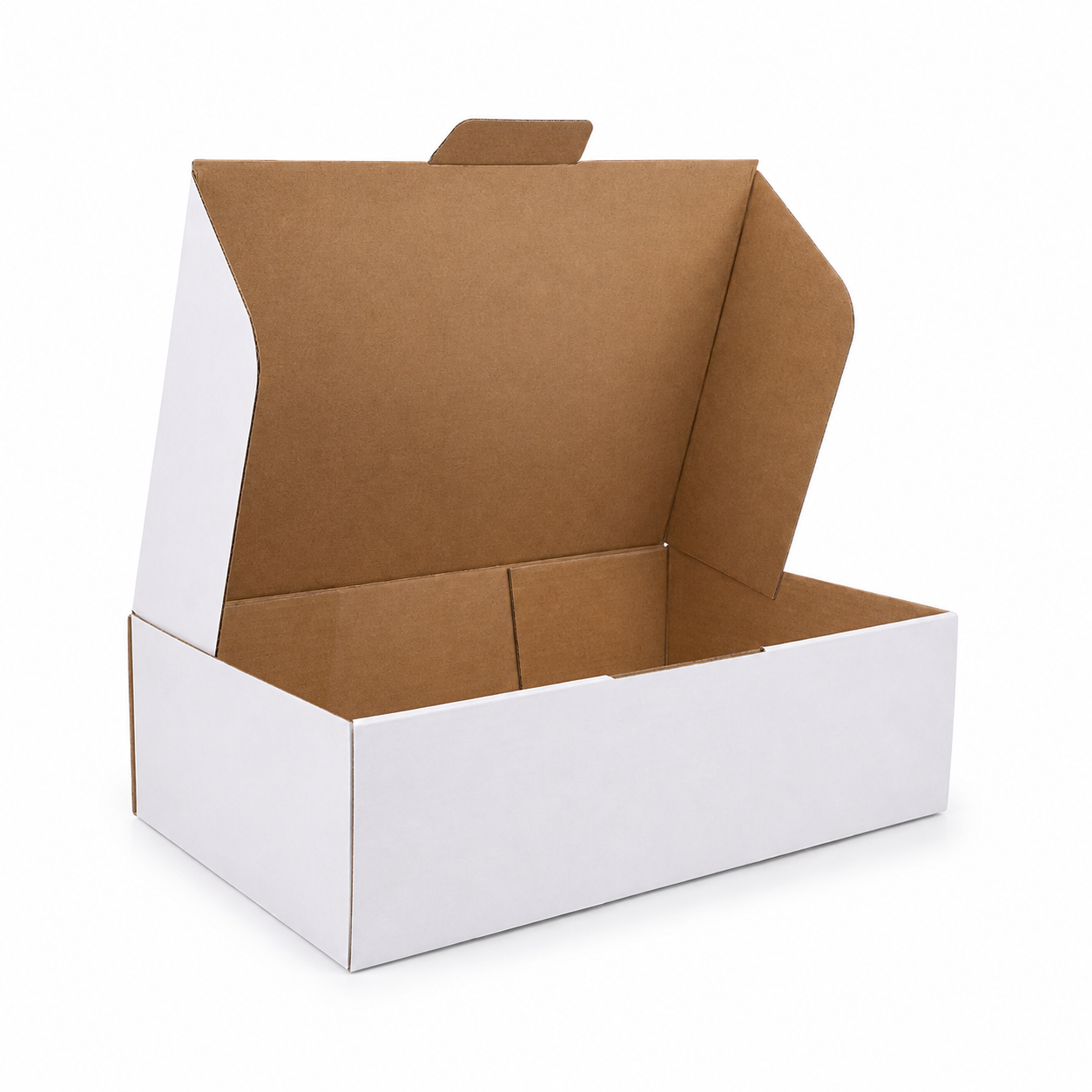 315 x 225 x 95mm A4 Die cut White Mailing Box B545