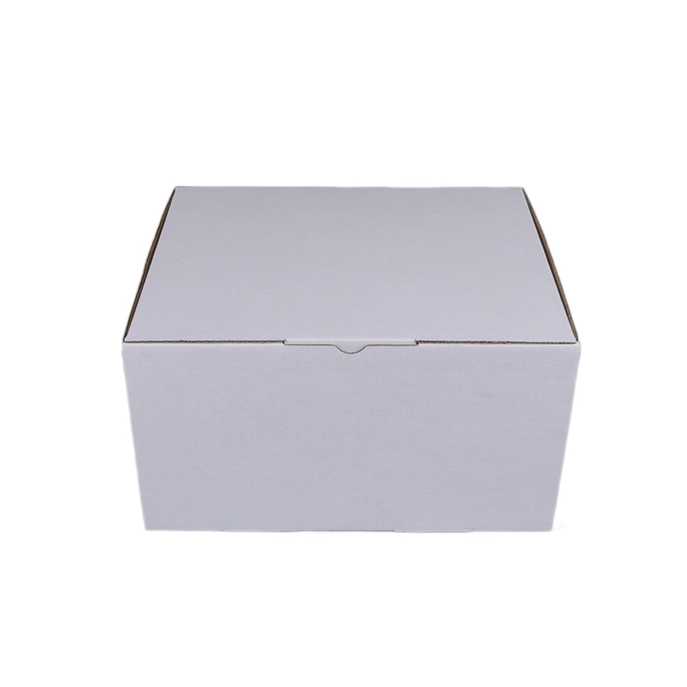 230 x 180 x 130mm White Diecut Mailing Box #CS B153 x200