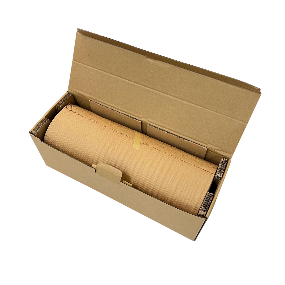 Kraft Honeycomb Protective Paper 300mm x 250m with Dispenser A100