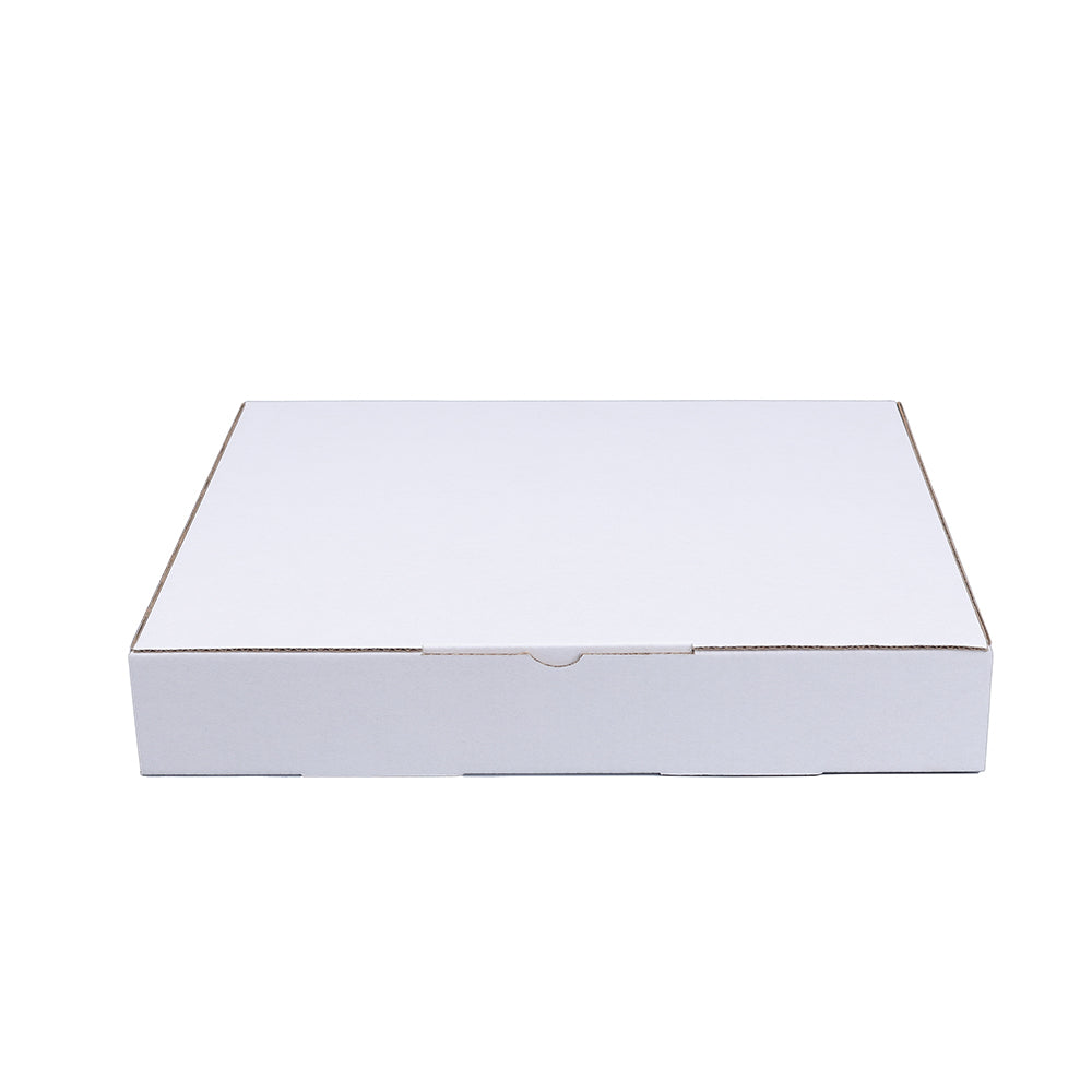 345 x 270 x 70mm Die-cut White Shipping Box B98