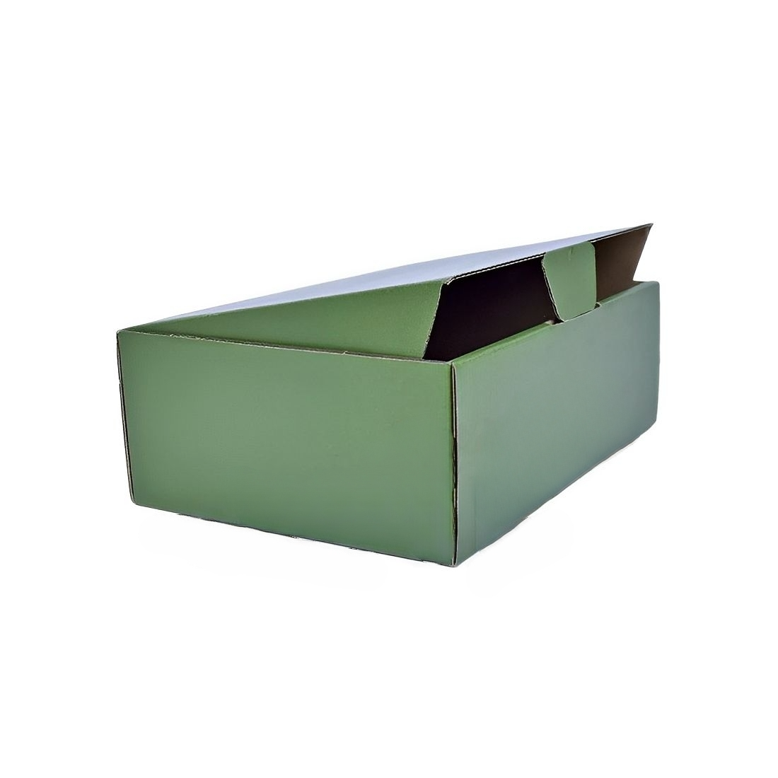 310 x 230 x 105mm A4 Die cut Green Mailing Box B60