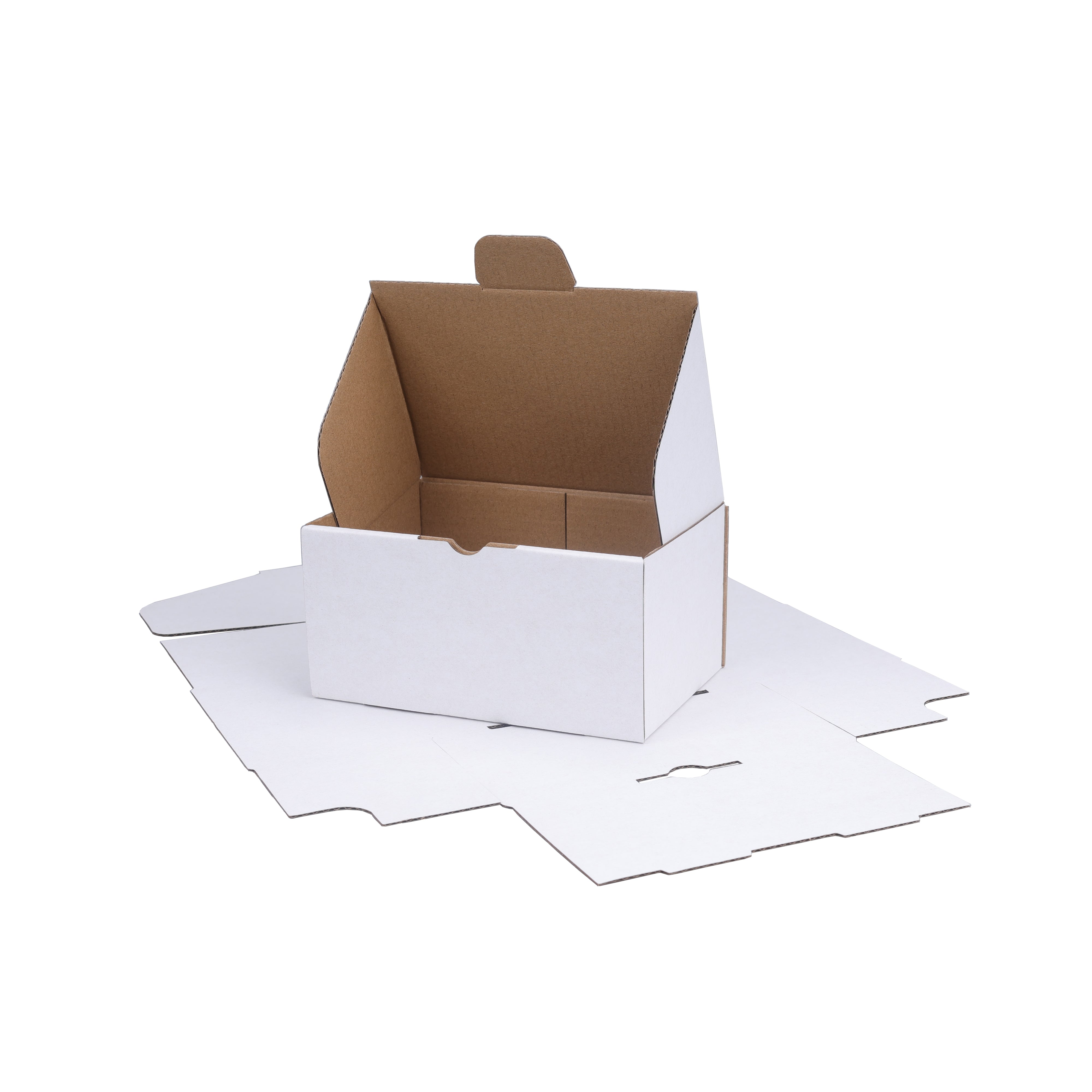 150 x 100 x 75mm Die Cut White Mailing Box B18