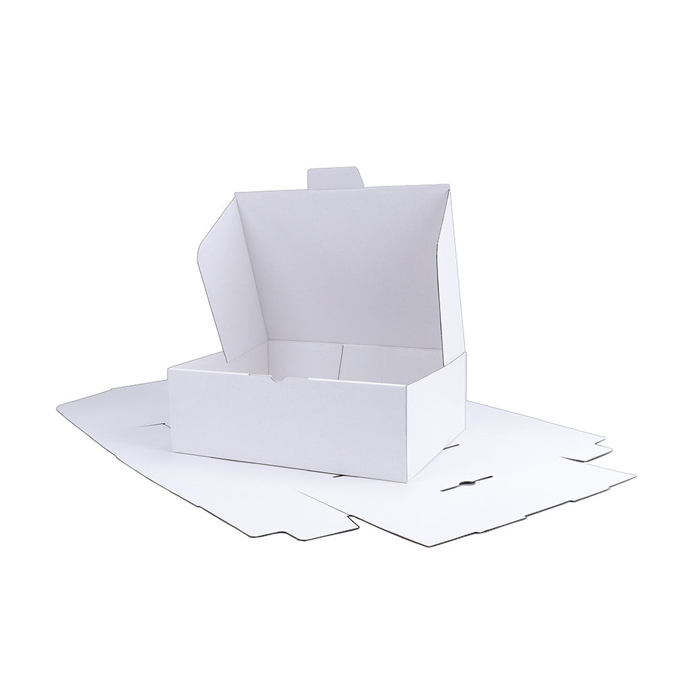 310 x 230 x 105mm A4 Die cut Full White Mailing Box B291