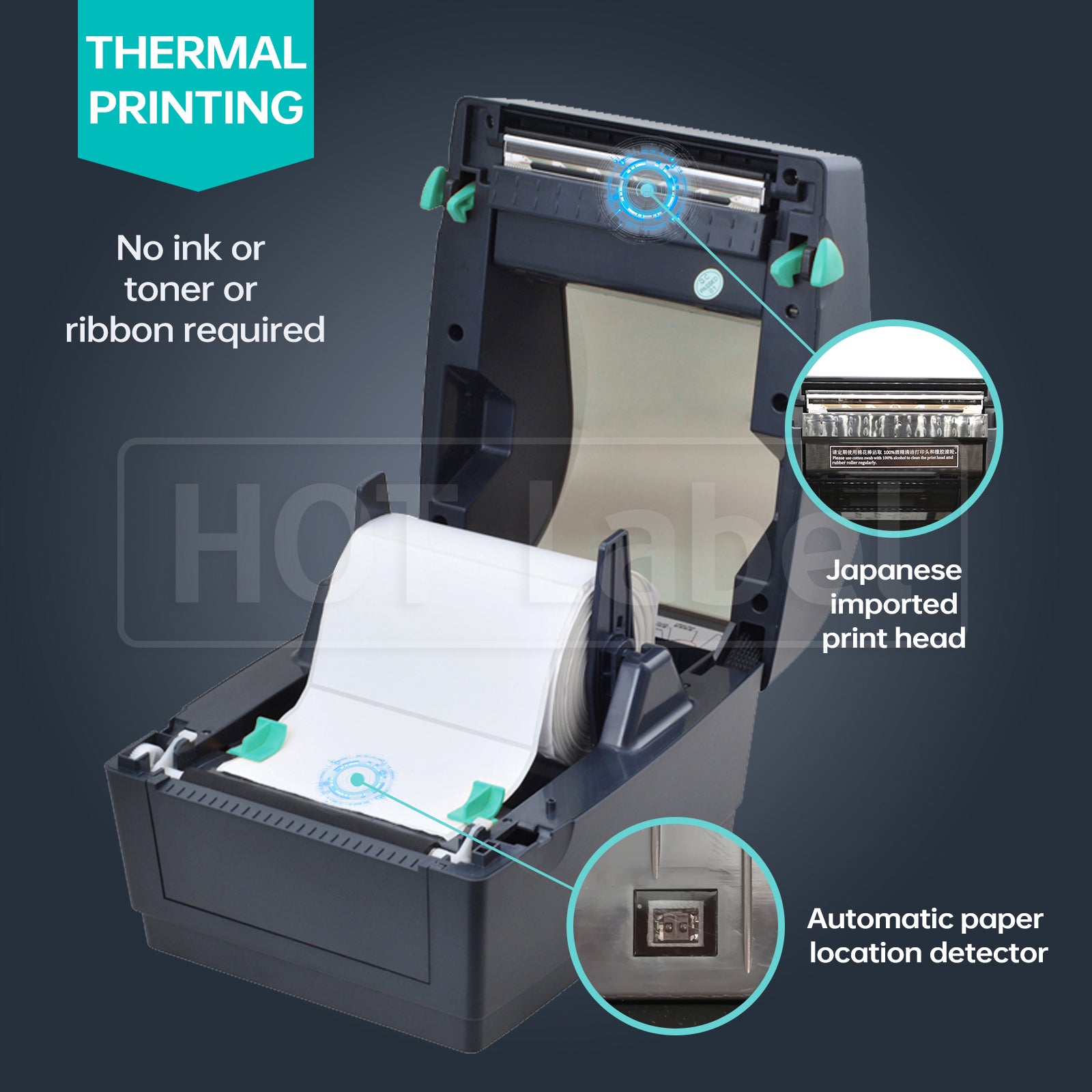 Hotlabel Direct Thermal Label Printer S8 203 DPI