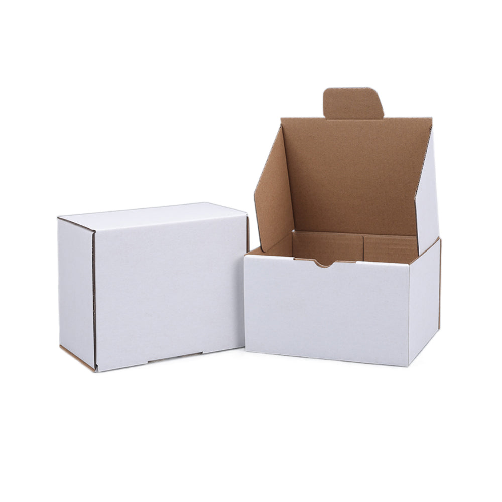 Mailing Box 125 x 100 x 75mm Die cut White B44