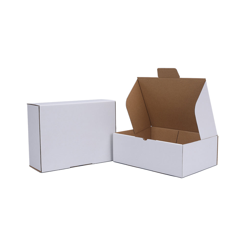 220x160x77mm Mailing Box White Diecut B38