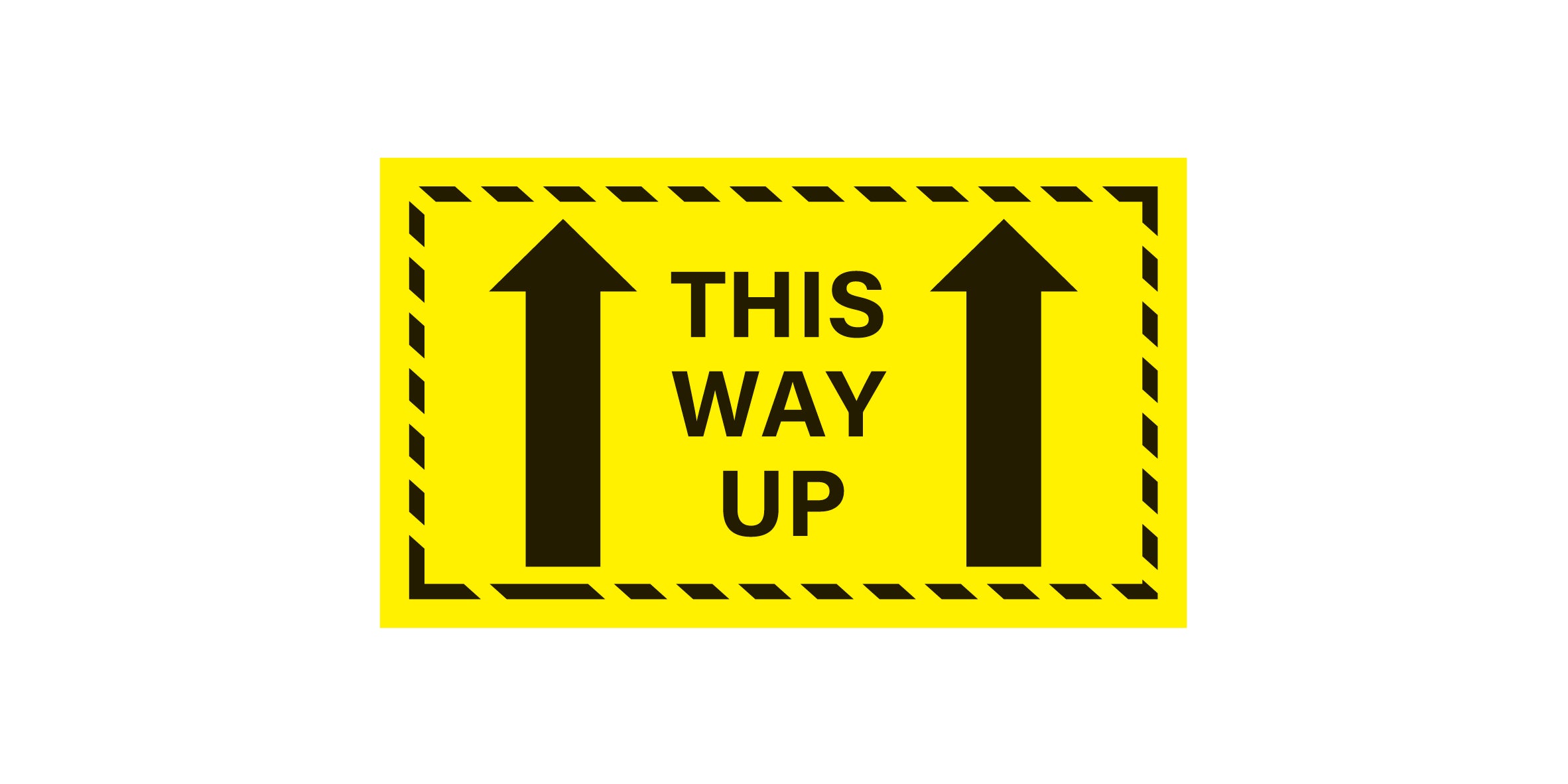 This Way Up Labels 100 x 57mm Warning Sticker 500 Labels