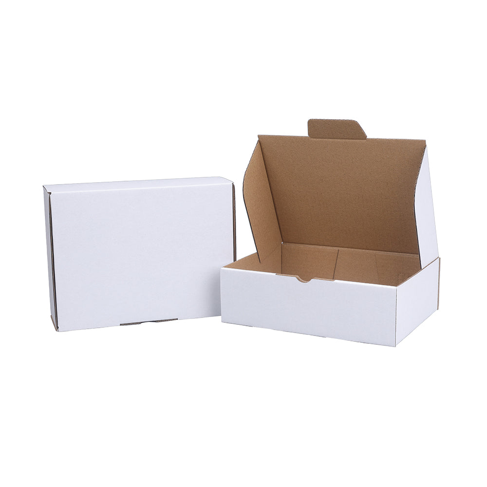 174 x 128 x 53mm Diecut Mailing Box White B17