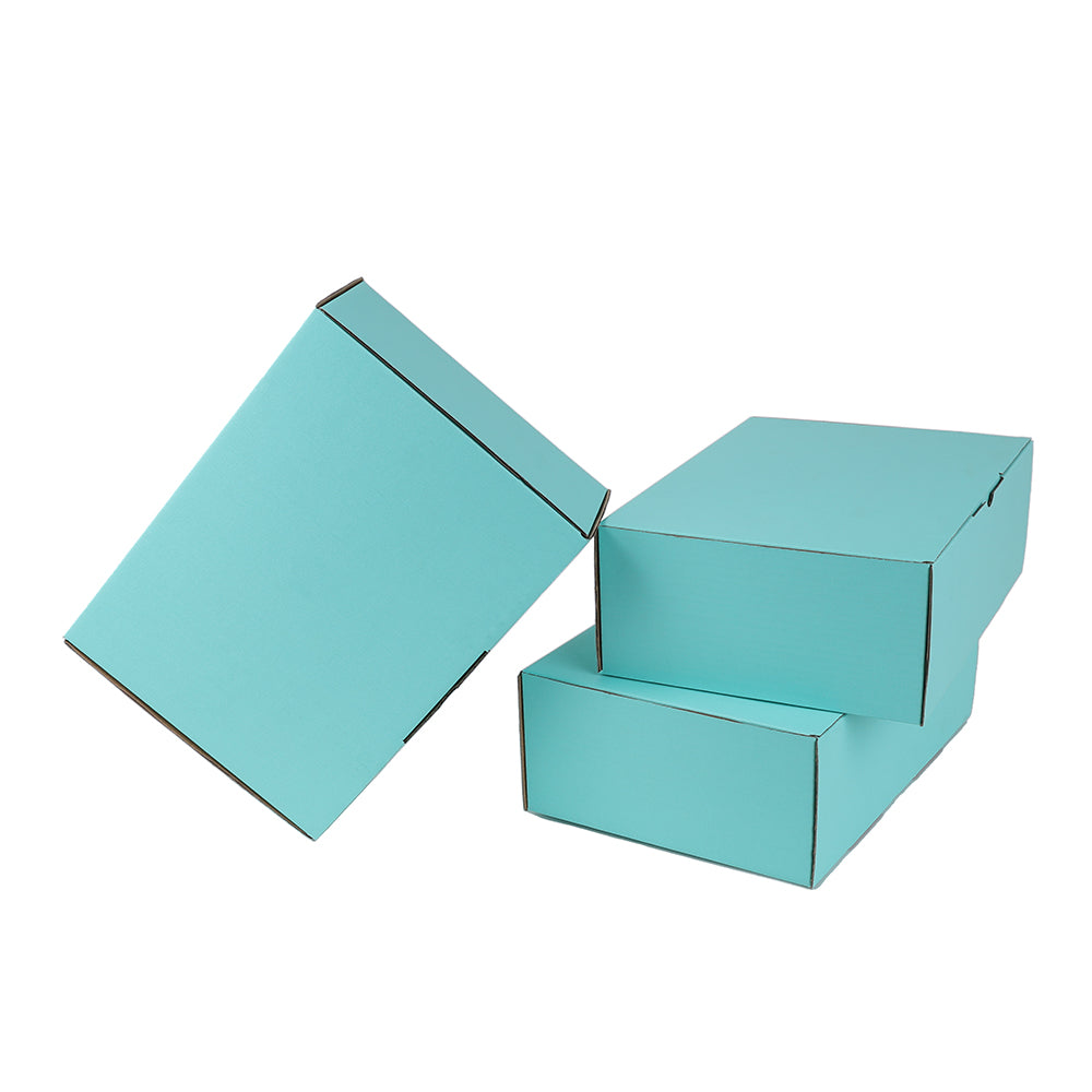 220 x 160 x 77mm A5 Die cut Mint Blue Mailing Box B334