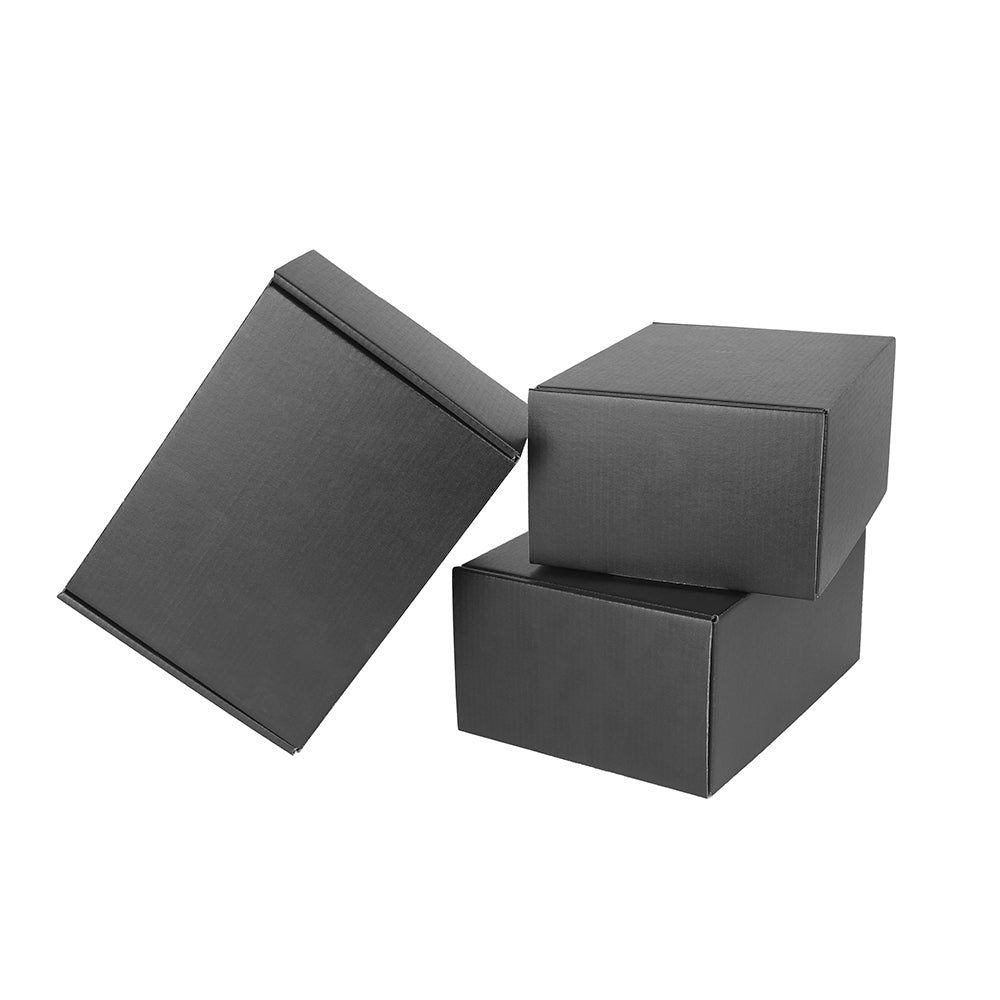 220 x 160 x 100mm A5 Premium Tuck Full Black Mailing Box B304