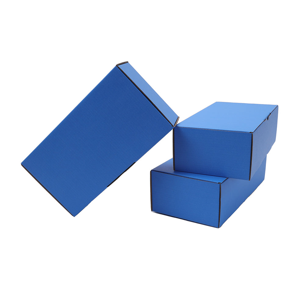 240 x 125 x 75mm Die cut Blue Mailing Box B175