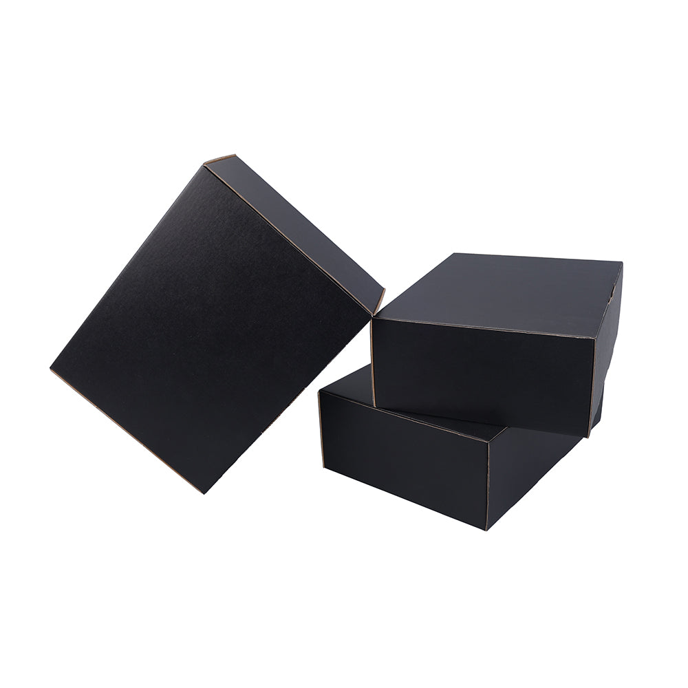 310 x 230 x 105mm A4 Die cut Black Mailing Box B59