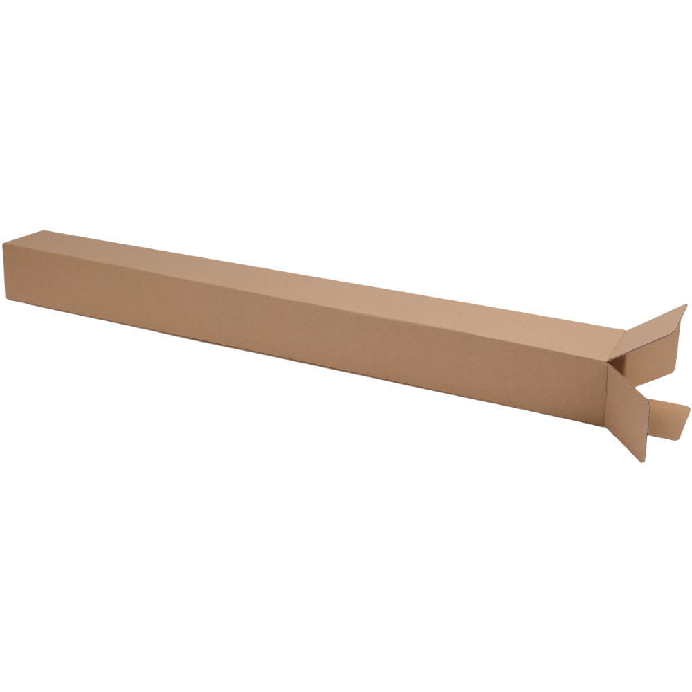 80 x 80 x 1200mm Long Tube Brown Mailing Box B101