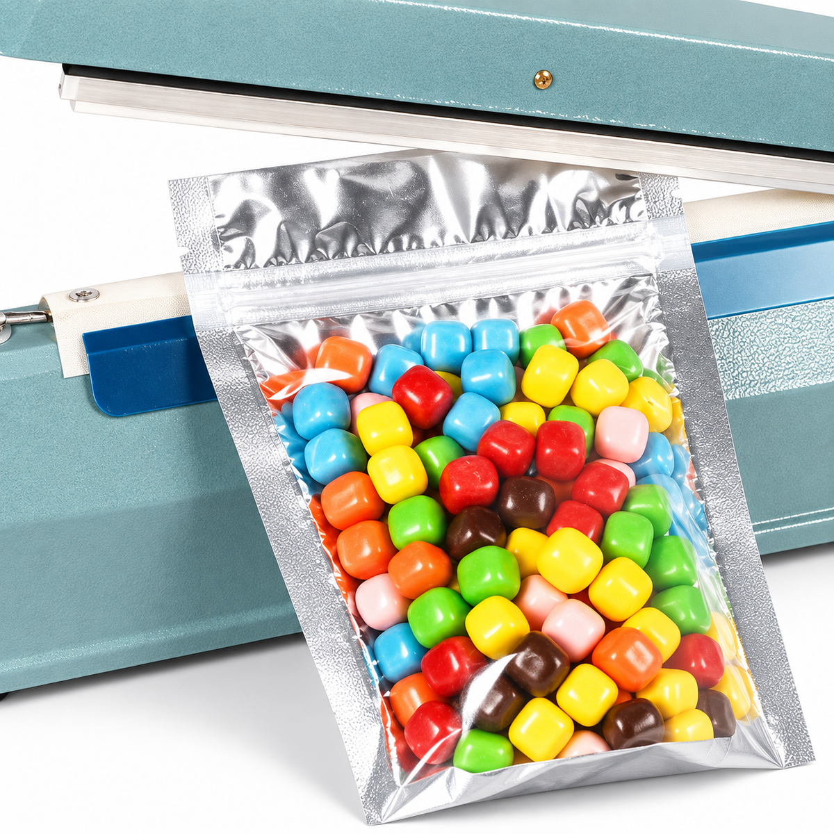 2000pcs Aluminum Foil Zipper Stand Up Food Pouches Bags 180x260mm M262