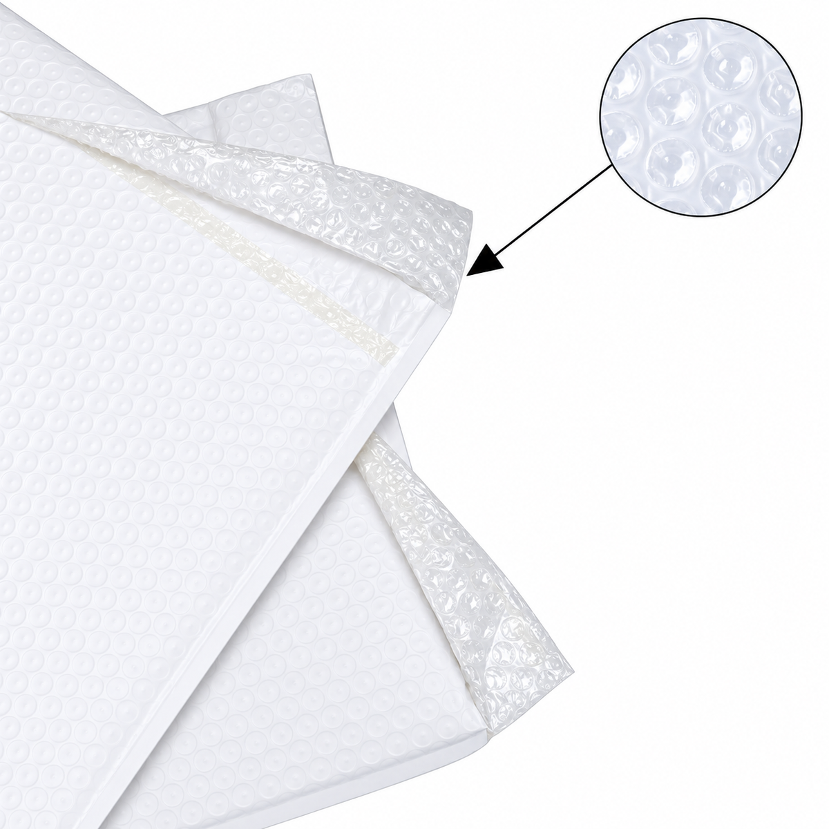 Poly Bubble Mailer G2 02 215 x 280mm PCR White