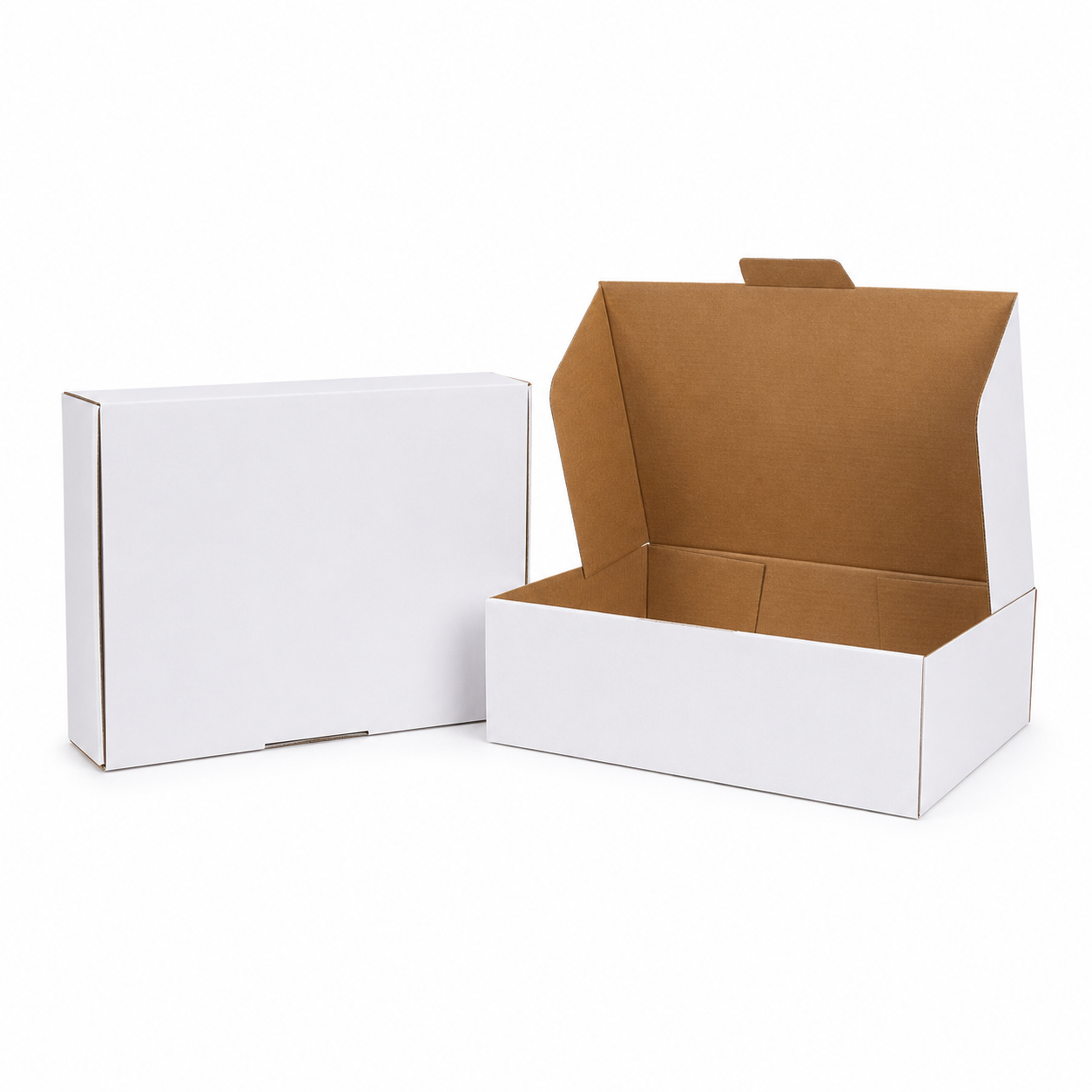 315 x 225 x 95mm A4 Die cut White Mailing Box B545
