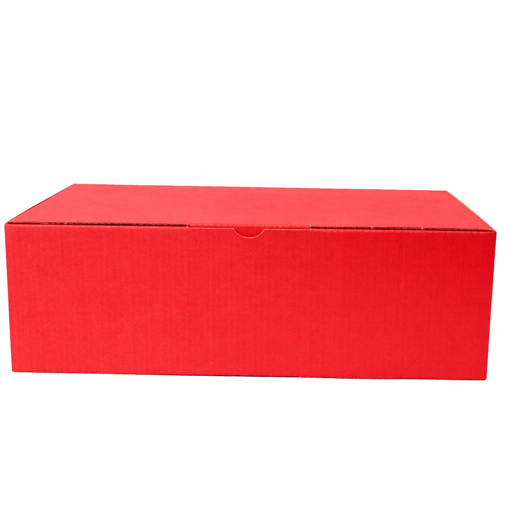 310 x 230 x 105mm A4 Die cut Red Mailing Box B61