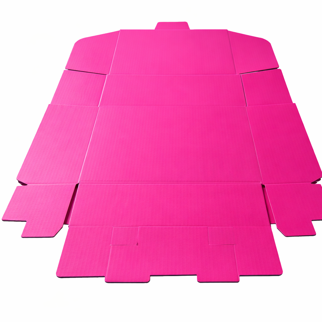 220 x 160 x 77mm A5 Die cut Hot Pink Mailing Box B72