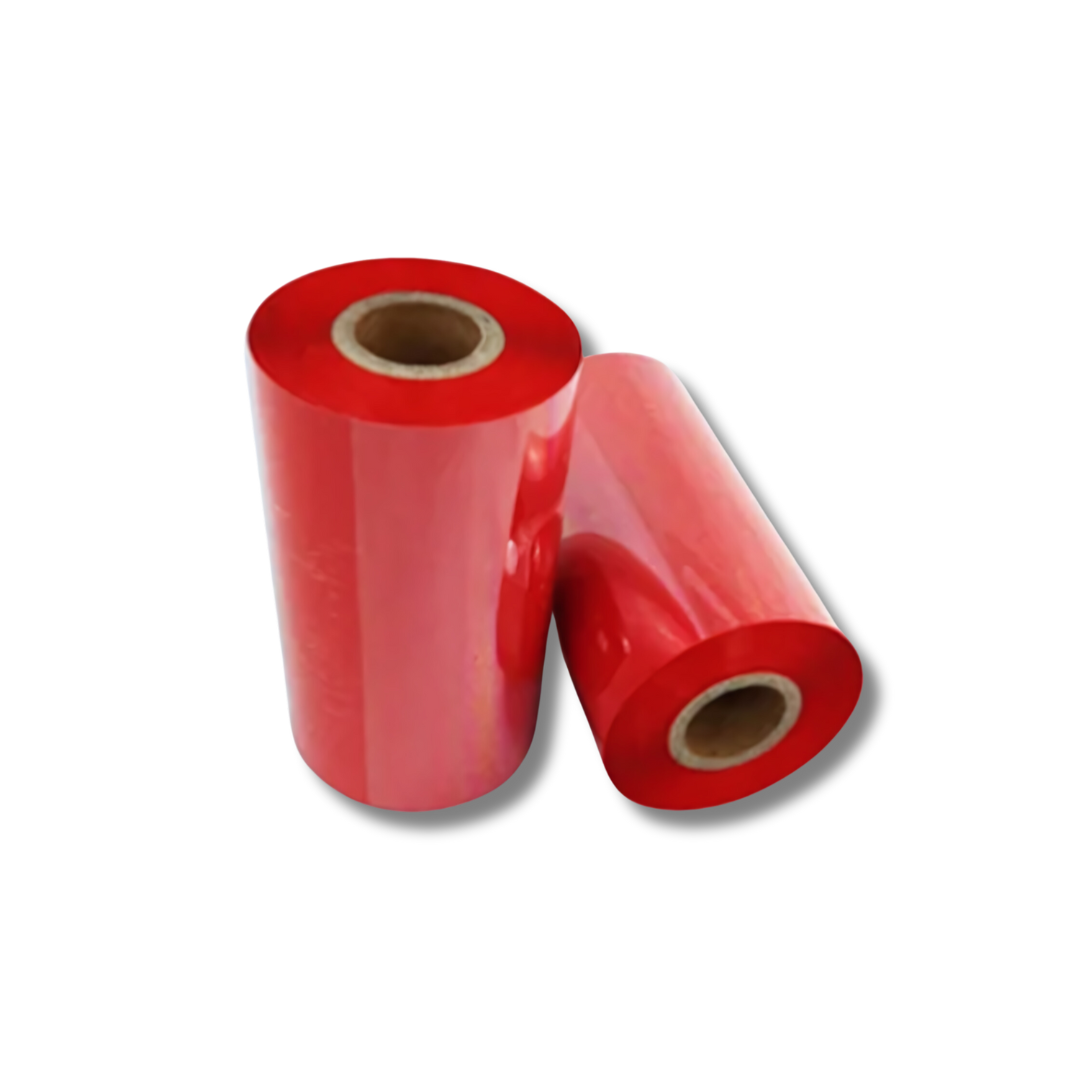 Red Thermal Printing Ribbon 110mm x 300m