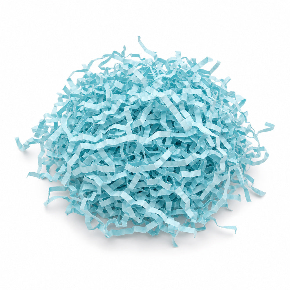 Mint Blue Shredded Paper Shreds Filler 1KG Pack