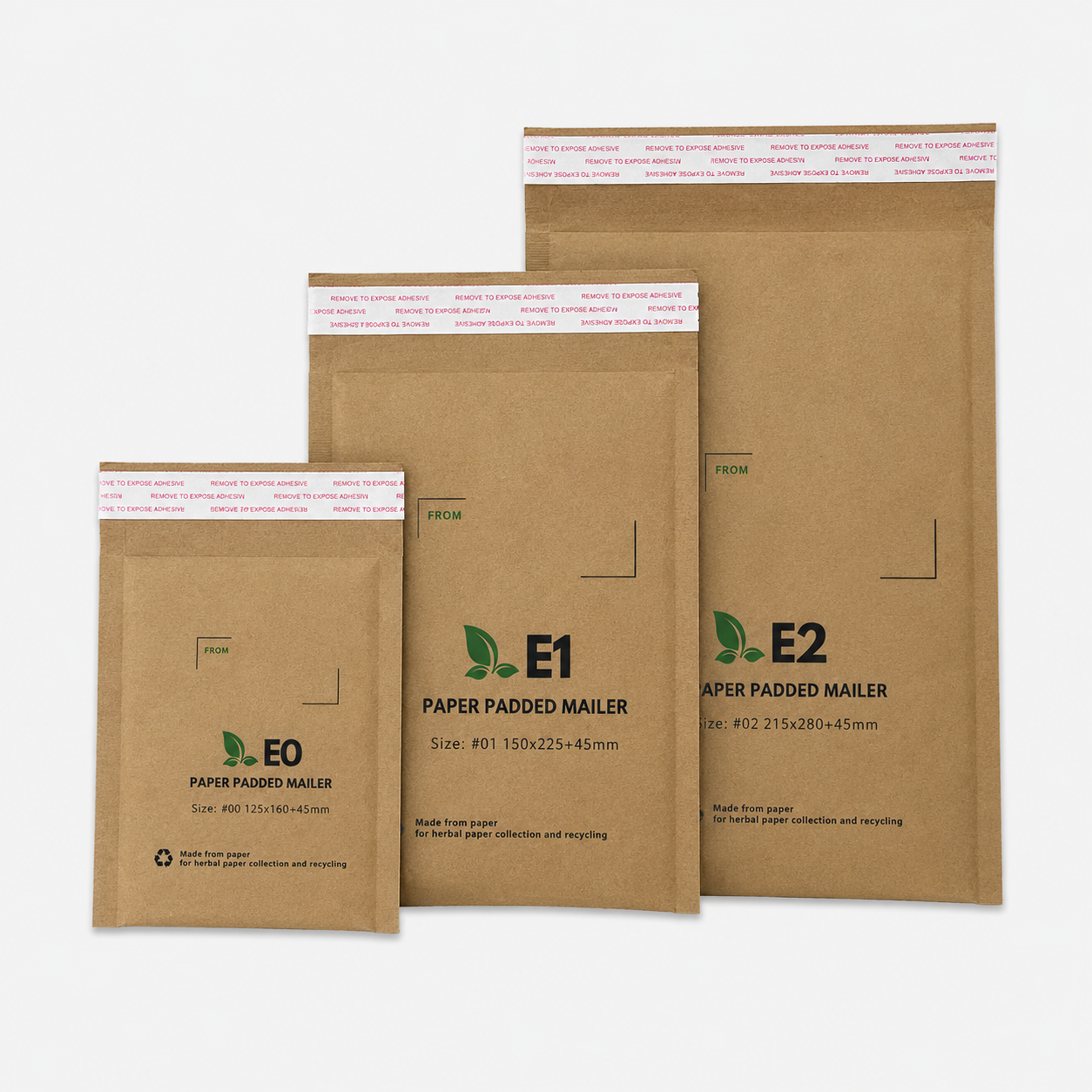 Honeycomb Padded Mailer E0 E1 E2