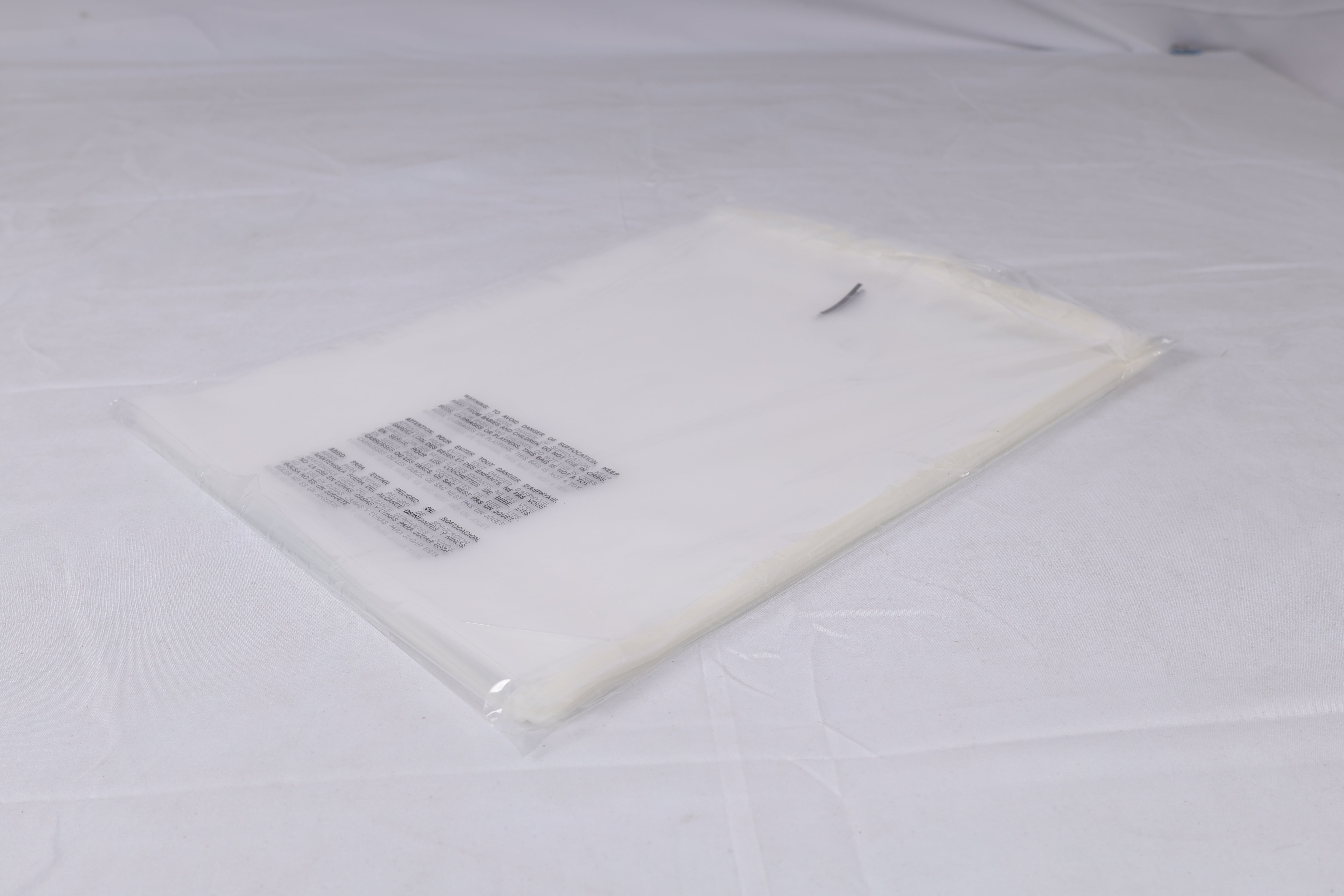 305x381mm Self Seal Clear Poly Bags 1000 Count