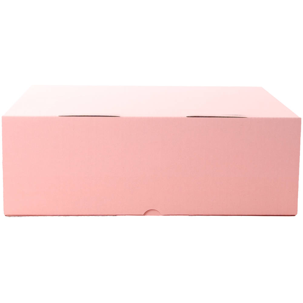310 x 230 x 105mm A4 Die cut Full Rose Pink Mailing Box B24