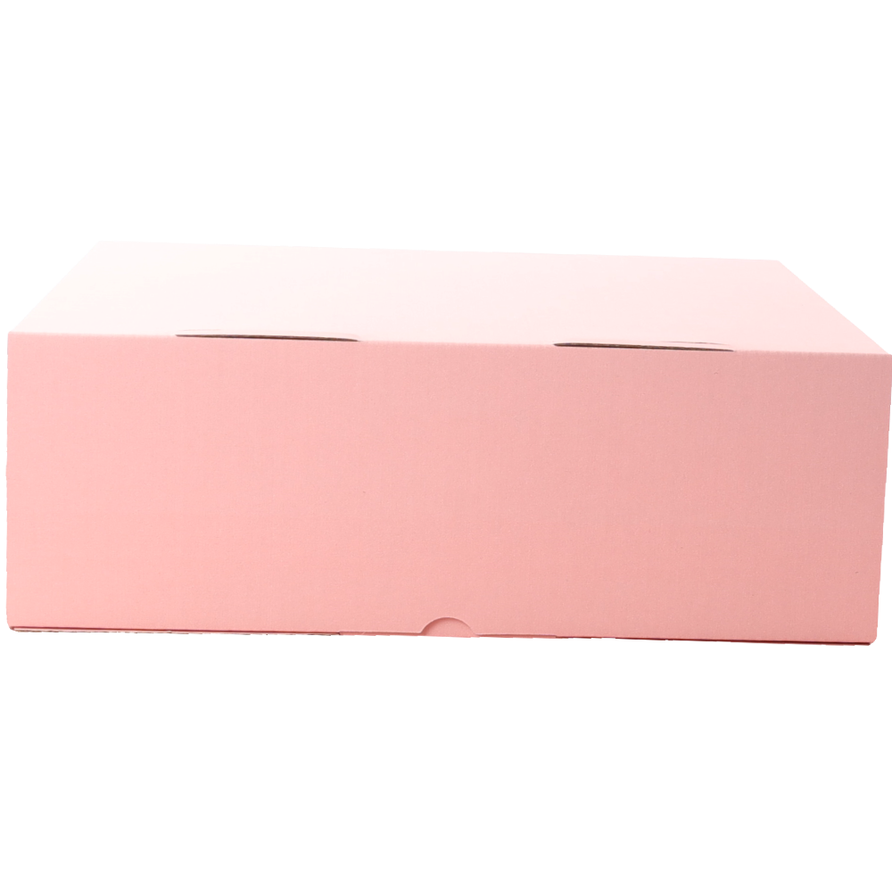 310 x 230 x 105mm A4 Die cut Full Rose Pink Mailing Box B24