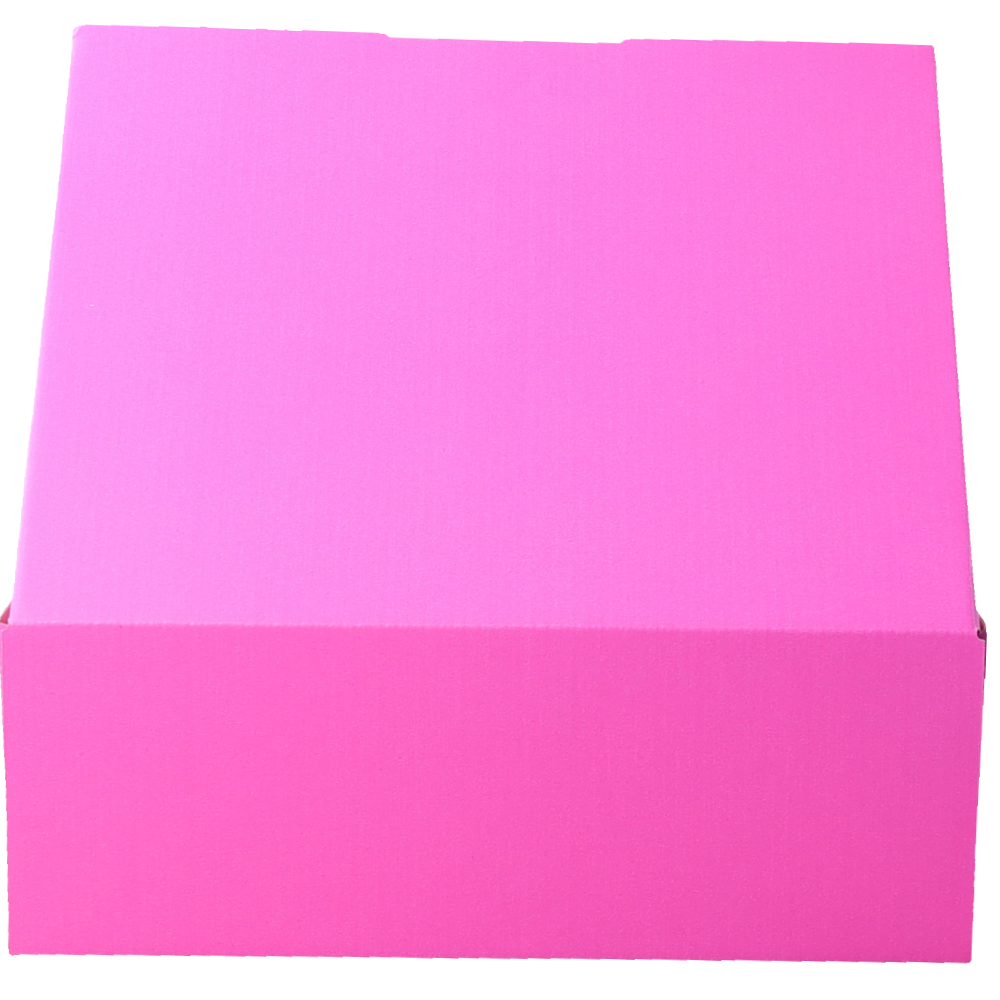270 x 200 x 95mm Die cut Hot Pink Postal Box B163