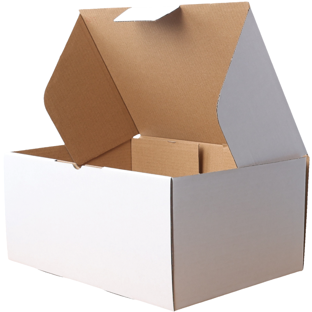 270 x 180 x 120mm Die cut White Mailing Box B277