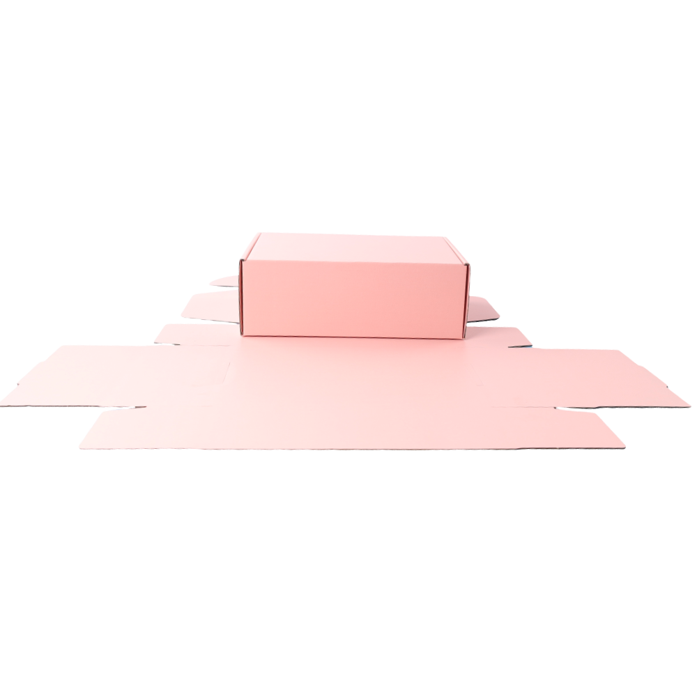 220 x 160 x 77mm A5 Premium Tuck Full Rose Pink Mailing Box B307