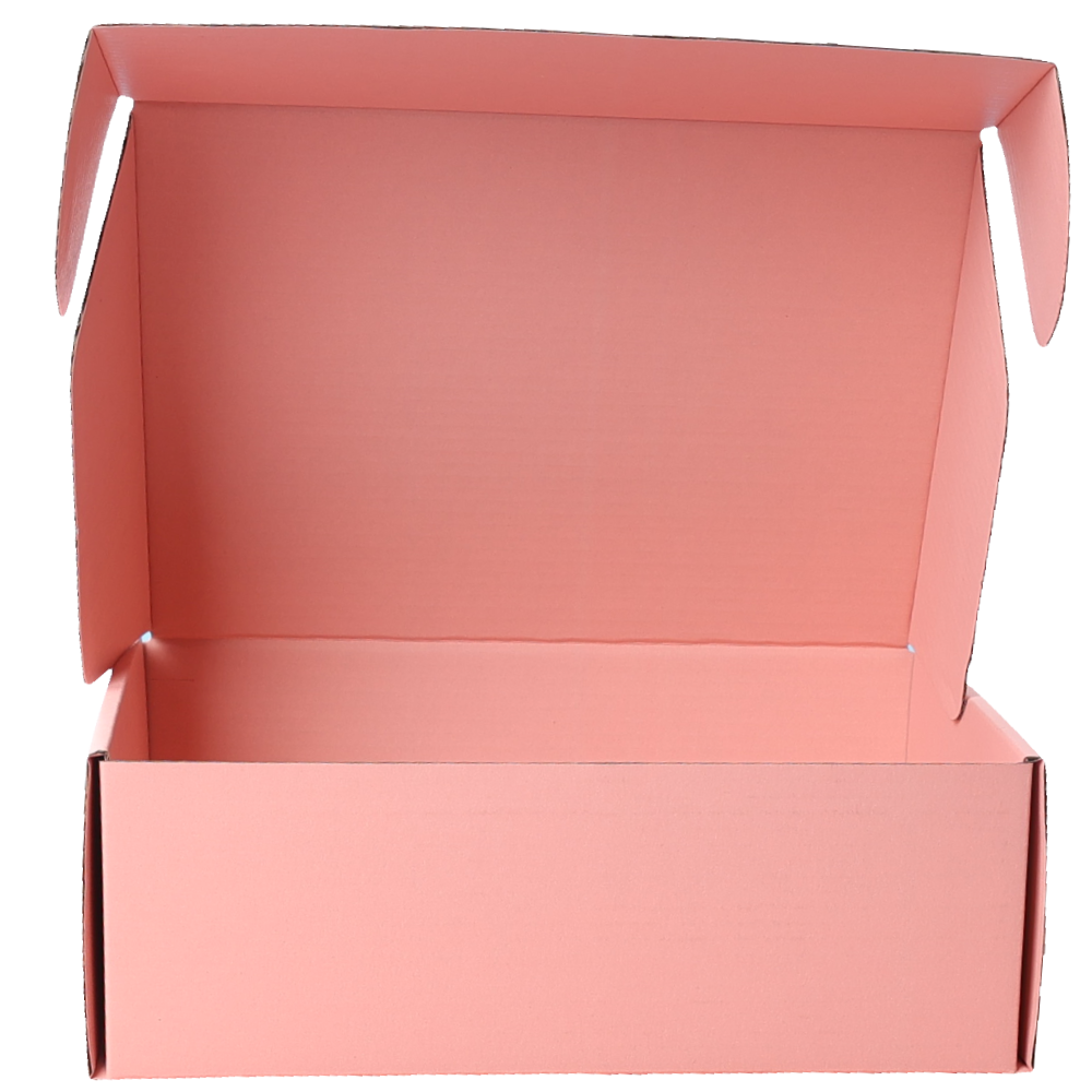220 x 160 x 77mm A5 Die cut Rose Pink Mailing Box B284