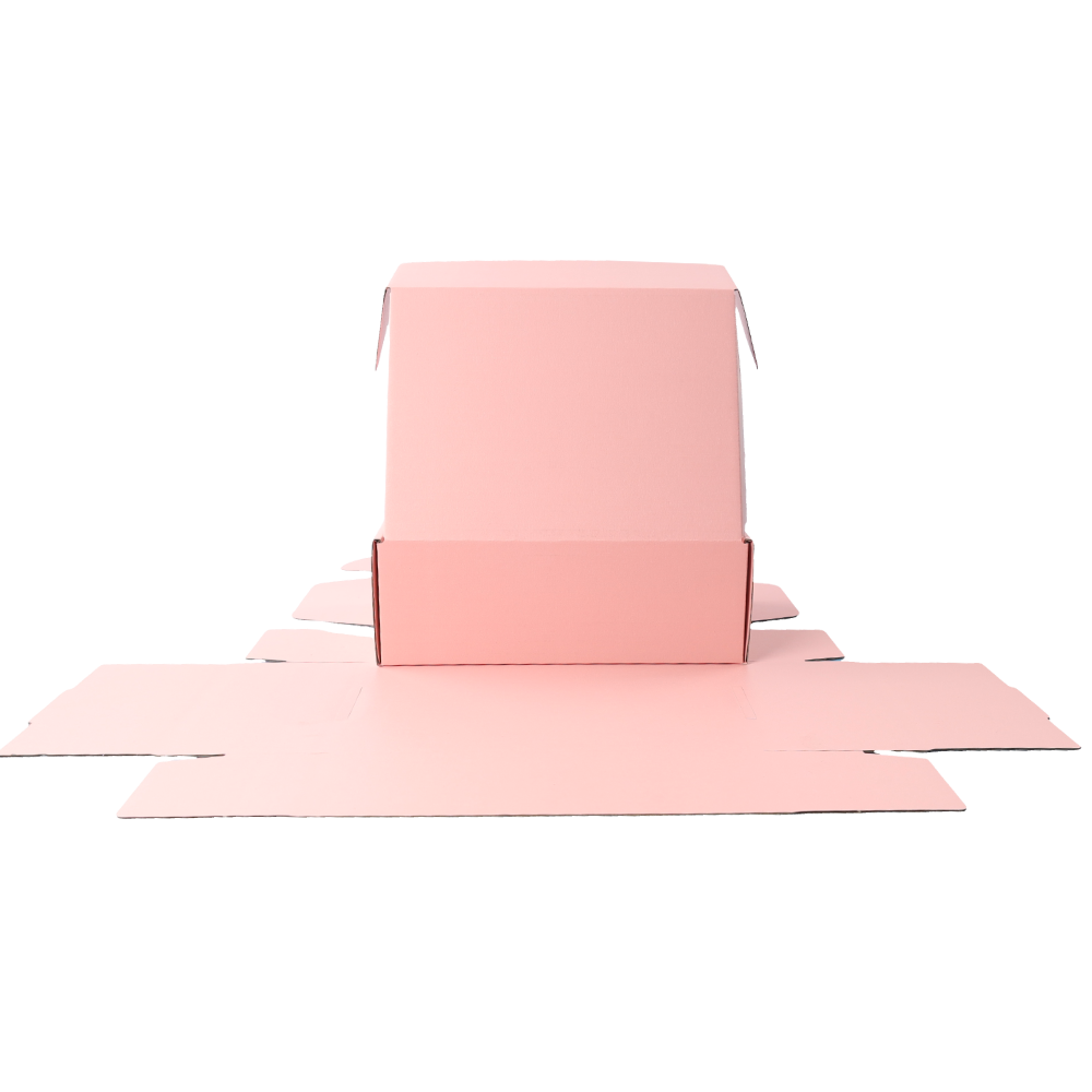 220 x 160 x 77mm A5 Premium Tuck Full Rose Pink Mailing Box B307
