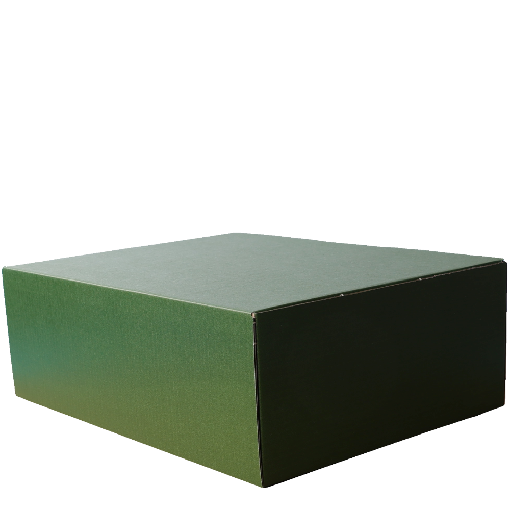 310 x 230 x 105mm A4 Die cut Green Mailing Box B60