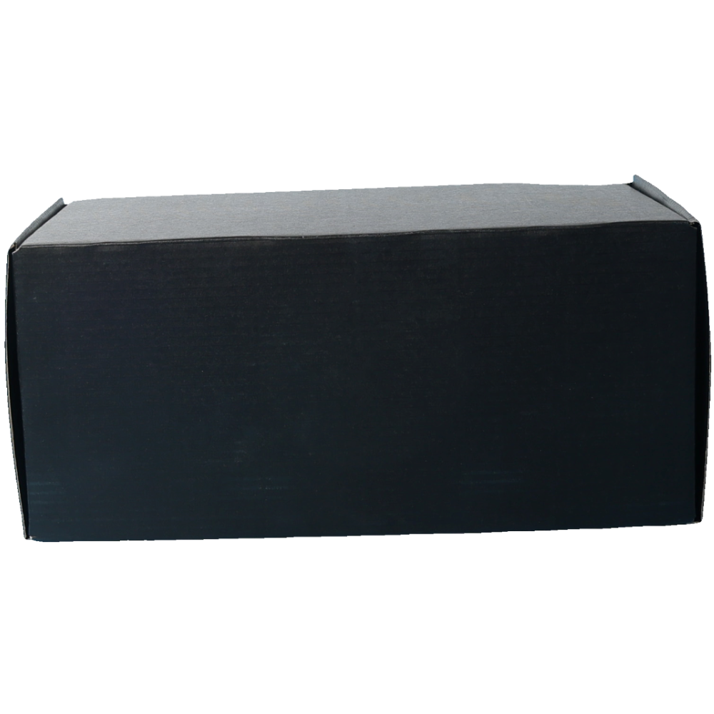 270 x 160 x 120mm Premium Tuck Full Black Mailing Box B197