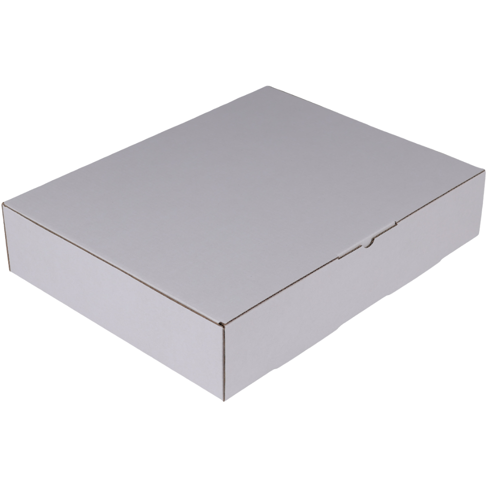 440 x 320 x 40mm A3 White Tuck Front Mailing Box B212