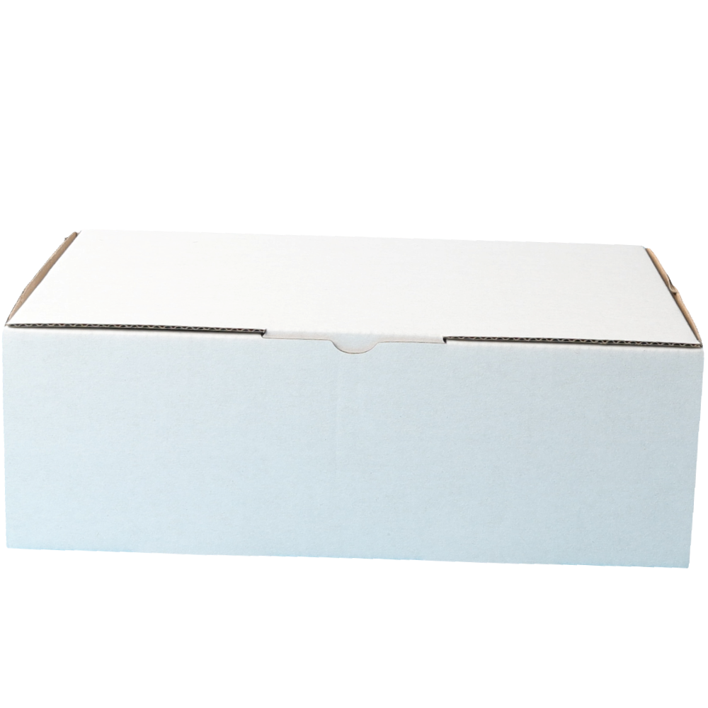 240 x 150 x 80mm Die cut White Mailing Box B45