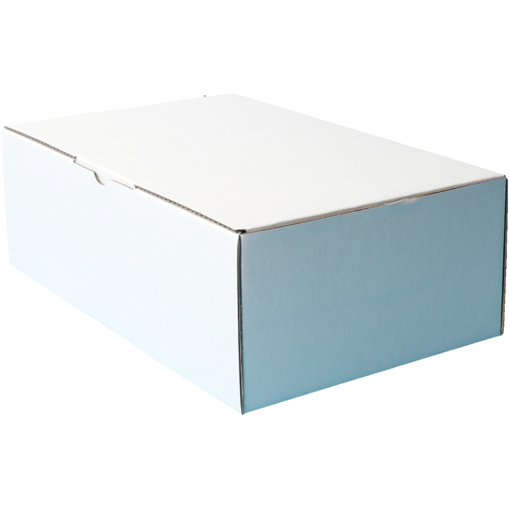 240 x 150 x 80mm Die cut White Mailing Box B45