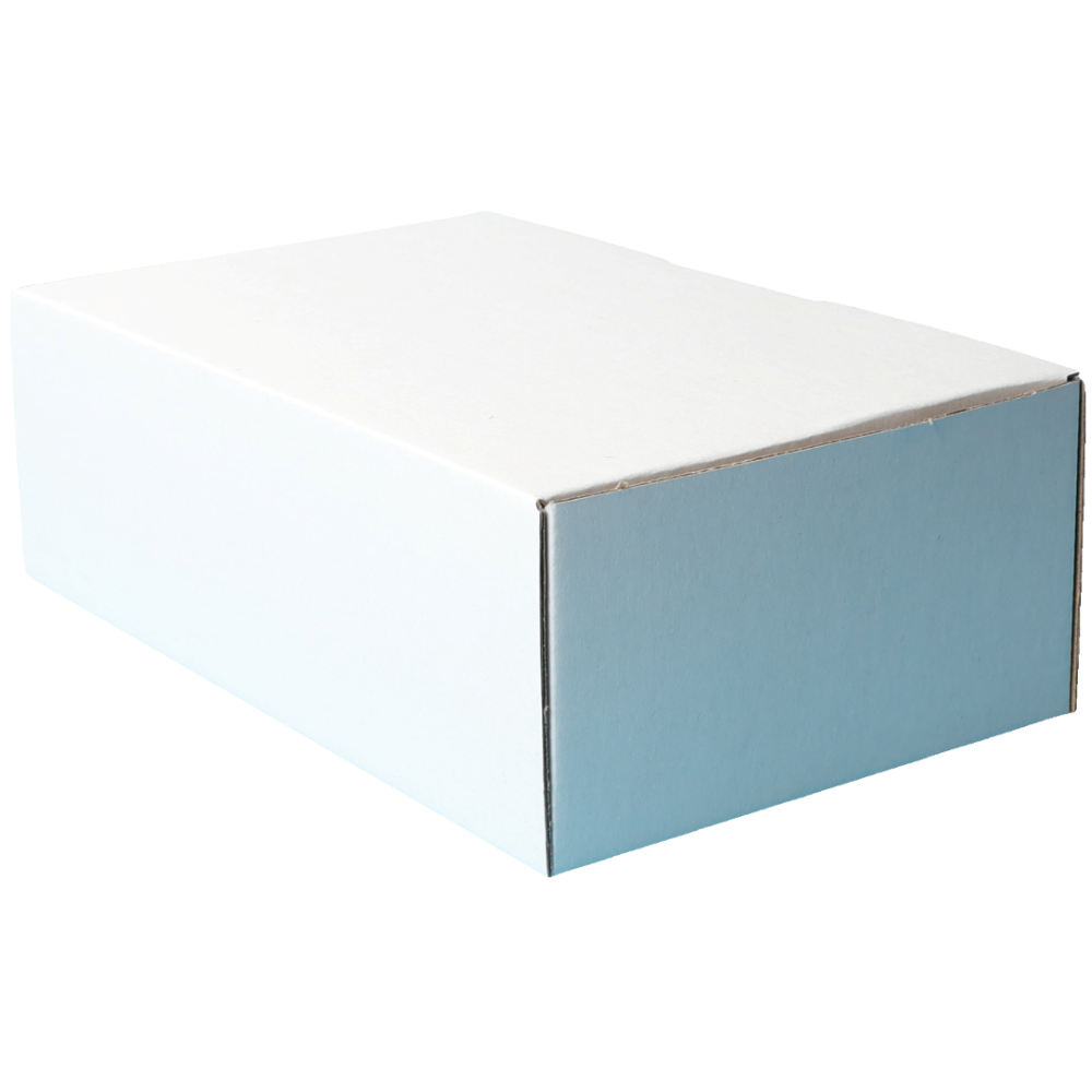 240 x 150 x 80mm Die cut White Mailing Box B45