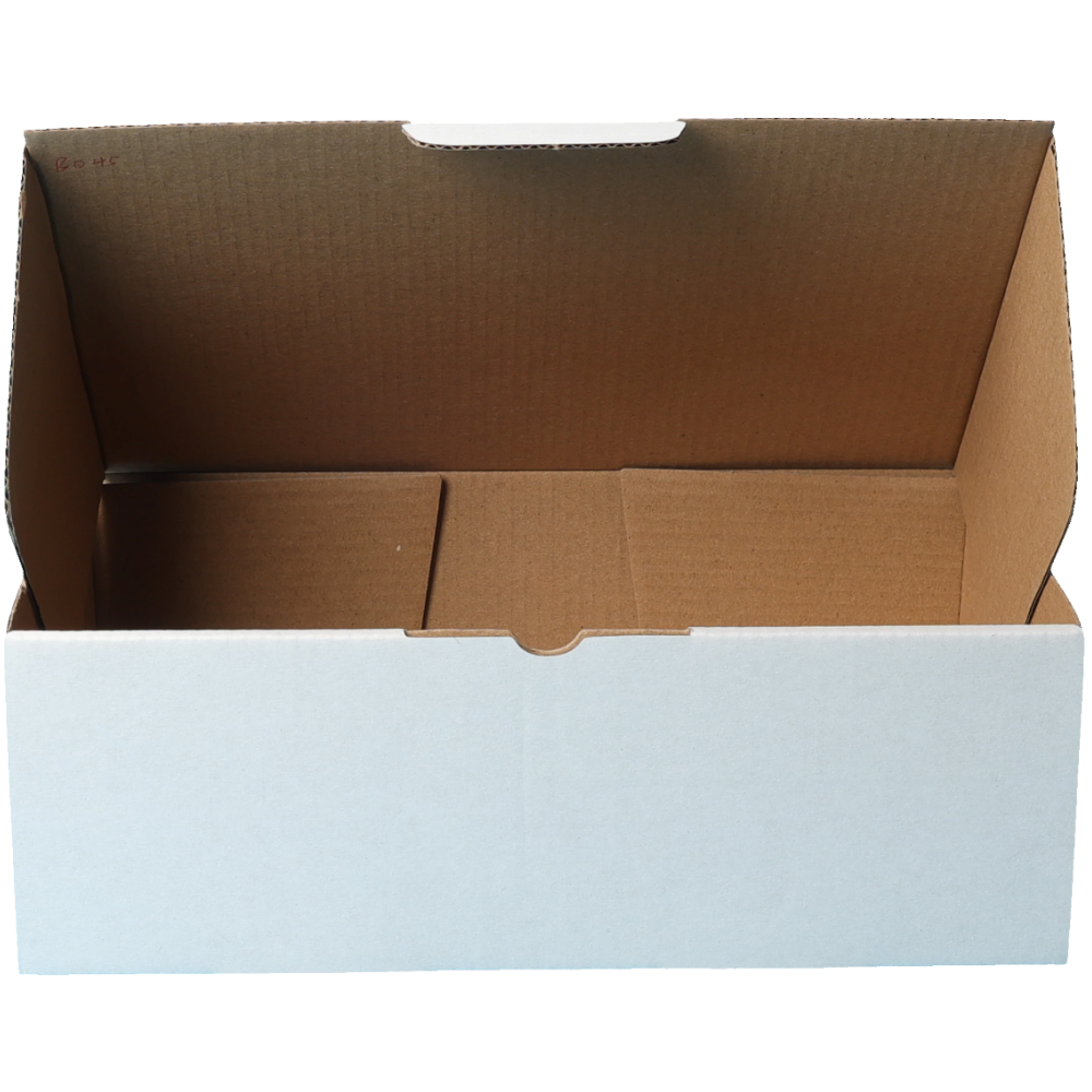 240 x 150 x 80mm Die cut White Mailing Box B45