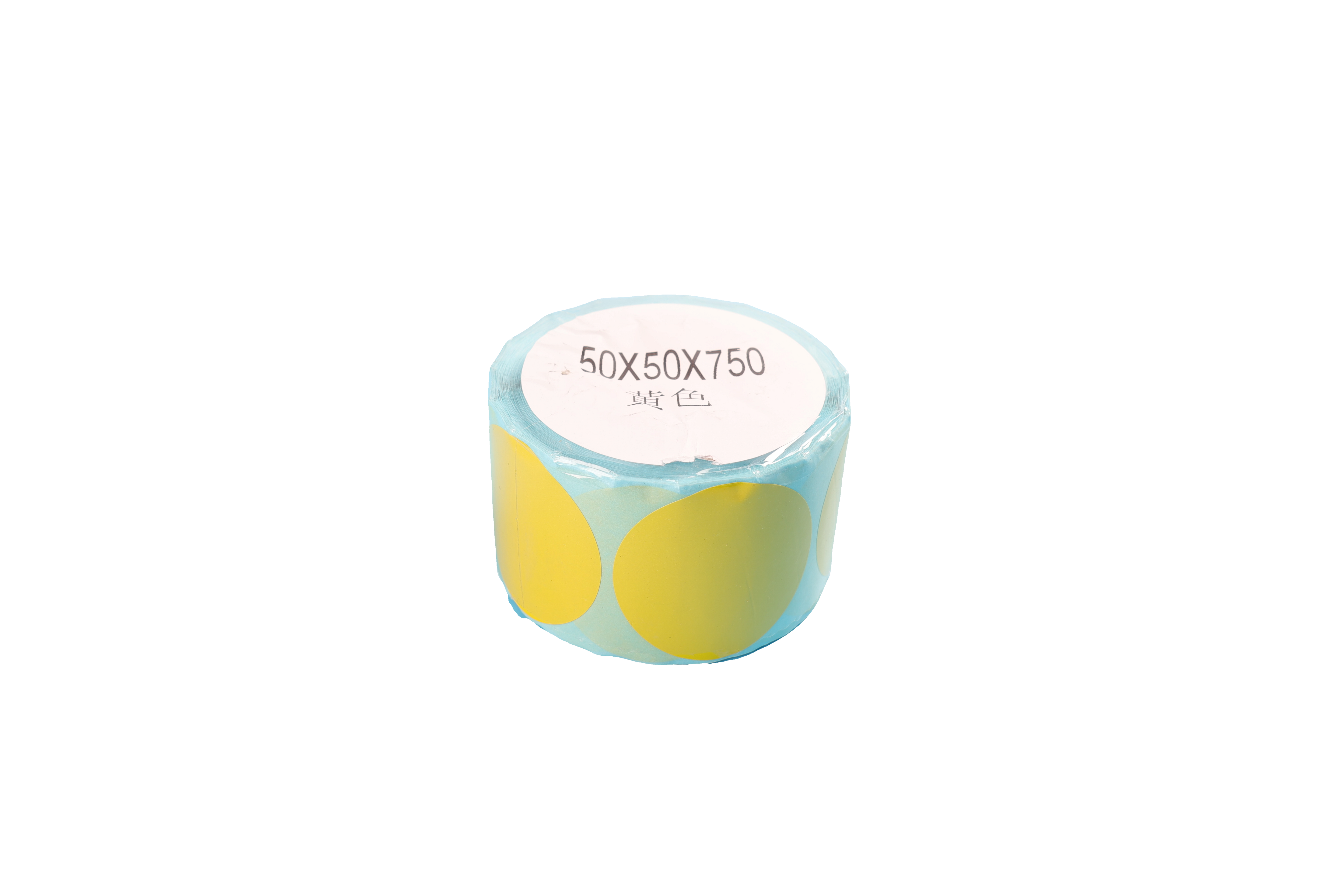Direct Thermal Label 50 x 50mm 750 Yellow Labels per Roll A259 x 4 Rolls